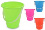Round Neon Colour Bucket 12.5cm ( Assorted Colours )