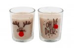 Christmas Reindeer Candlepot 5.5x6.5cm