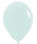 Sempertex Pastel Matt Green 12" Latex Balloons 50 Pack