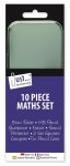 10 Piece Geometry Math Set