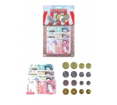 PLAY MONEY SET COINS & NOTES