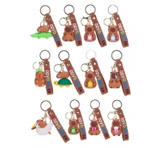 3D Capybara Key Chain & Strap
