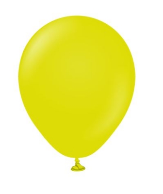 Kalisan 5" Standard Lime Green Latex Balloons 100 Pack