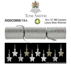 50x12" Luxury Silver Crackers