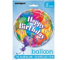 18" Brilliant Birth Day Balloon 45.7cm