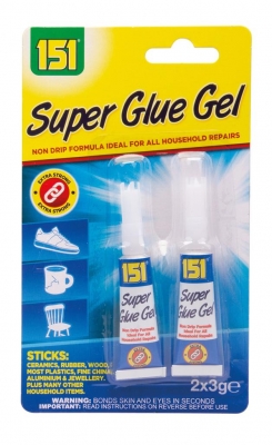 Super Glue Gel 2 Pack