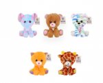 Multicolour Animal Plushies (6 in / 15 cm) 5 Assorted Desigs
