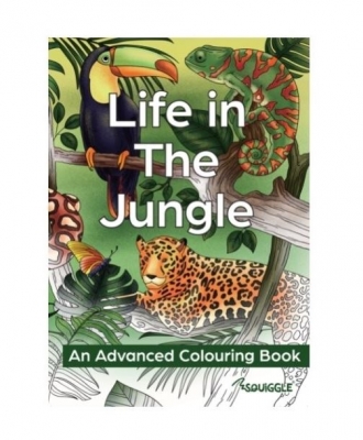 Life In The Jungle Advanced Colouring Book