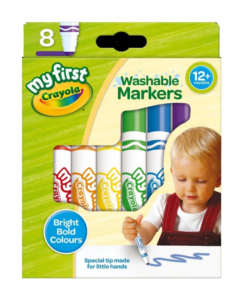 Crayola 8 My First Markers ( 81-8109 ) - Click Image to Close