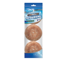 Copper Scourers 3 Pack 20Gm