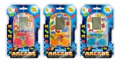 Electronic Brick Game 3 Assorted In Clam Pack