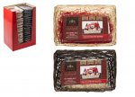 30x22x8cm OBLONG MAKE YOUR OWN HAMPER WITH WRAP & RIBBON
