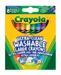 Crayola 8 Ultra Clean Large Crayons ( 52-3282 )