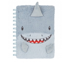 Paper Jam A5 Plush Notebook Shark Design