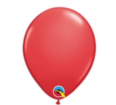 Qualatex 9" Round Red Latex Balloons 100 Pack