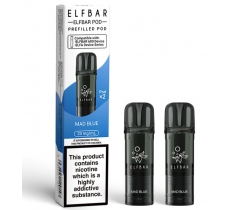 Elf Bar 600 Prefilled Pod Mad Blue X 10 Pack