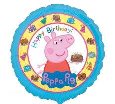Peppa Pig Happy Birthday Standard Foil Balloons