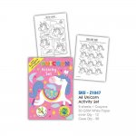 Unicorn A6 Mini Activity Pack With Crayons
