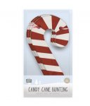 Wooden Candy Cane Bunting 1.5M