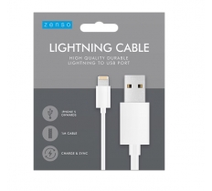 Lightning to USB White Cable 1M