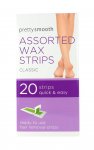 Assorted Pretty Smooth Wax Strips 20 Pack
