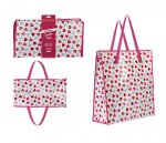 Heart Design Woven Laundry Bag 52cm X 48cm X 25cm