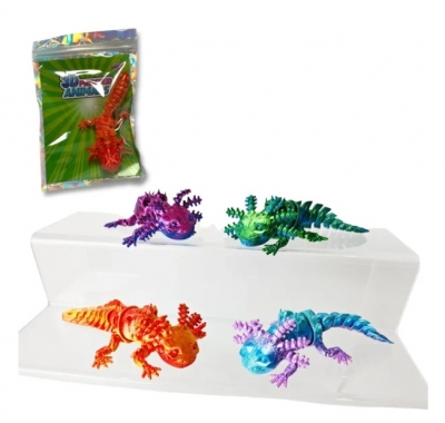 3D Printed Axolotyl 13cm Toy