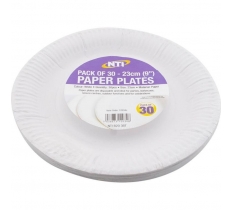 9" (23cm) Dinner Paper Plate 25pk