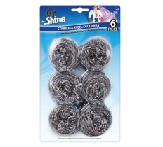 SCOURERS STEEL 6 PACK