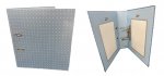 Metallic Pink/Grey/Blue Lever Arch Files