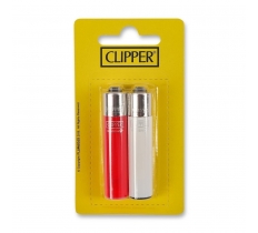 Clipper Micro Flint Solid Lighter 2 Pack X 12 ( 59p Each )