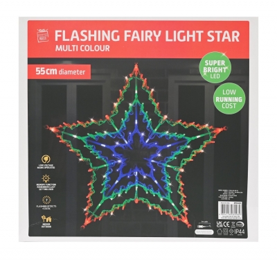 Led Silhouette Star Lights Multi