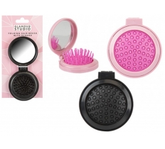 Folding Mirror Hair Brush