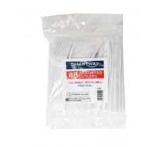 Smartway Assorted Cutlery 48Pk