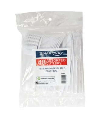 Smartway Assorted Cutlery 48Pk