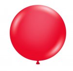 24" Red Lattex Balloon 3PC