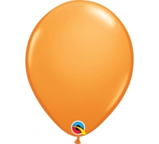 Qualatex 11" Round Orange Balloons Plain Latex 25 Pack