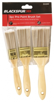 Blackspur 3 Pack Pro Paint Brush Set