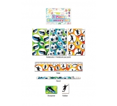 Football Stationery Set Of 5