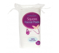 40 PACK SQUARE COTTON WOOL FACIAL PADS