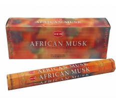 Hem African Musk 20 Incense Sticks X 6 Pack