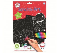 Christmas Scratch Art Sheets ( 2 Sheets )