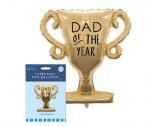 Fathers Day Dad Trophy Foil Balloon 34" X 26"