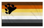Bear Gay Pride LGBTQ+ Flag (5ft x 3ft) Polyester