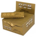 Ocb Gold King Size Slim Cigarette Paper 50 Pack