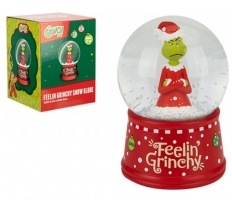 Grinch Resin Snow Globe 10cm