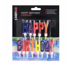 Chef Aid Happy Birthday Candles