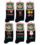 MENS COTTON RICH NOVELTY CHRISTMAS DESIGN SOCKS