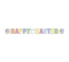 Happy Easter Die Cut Banner