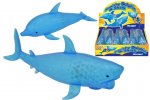 LIGHT UP SQUEEZE SQUISHY SHARK & DOLPHIN TOY